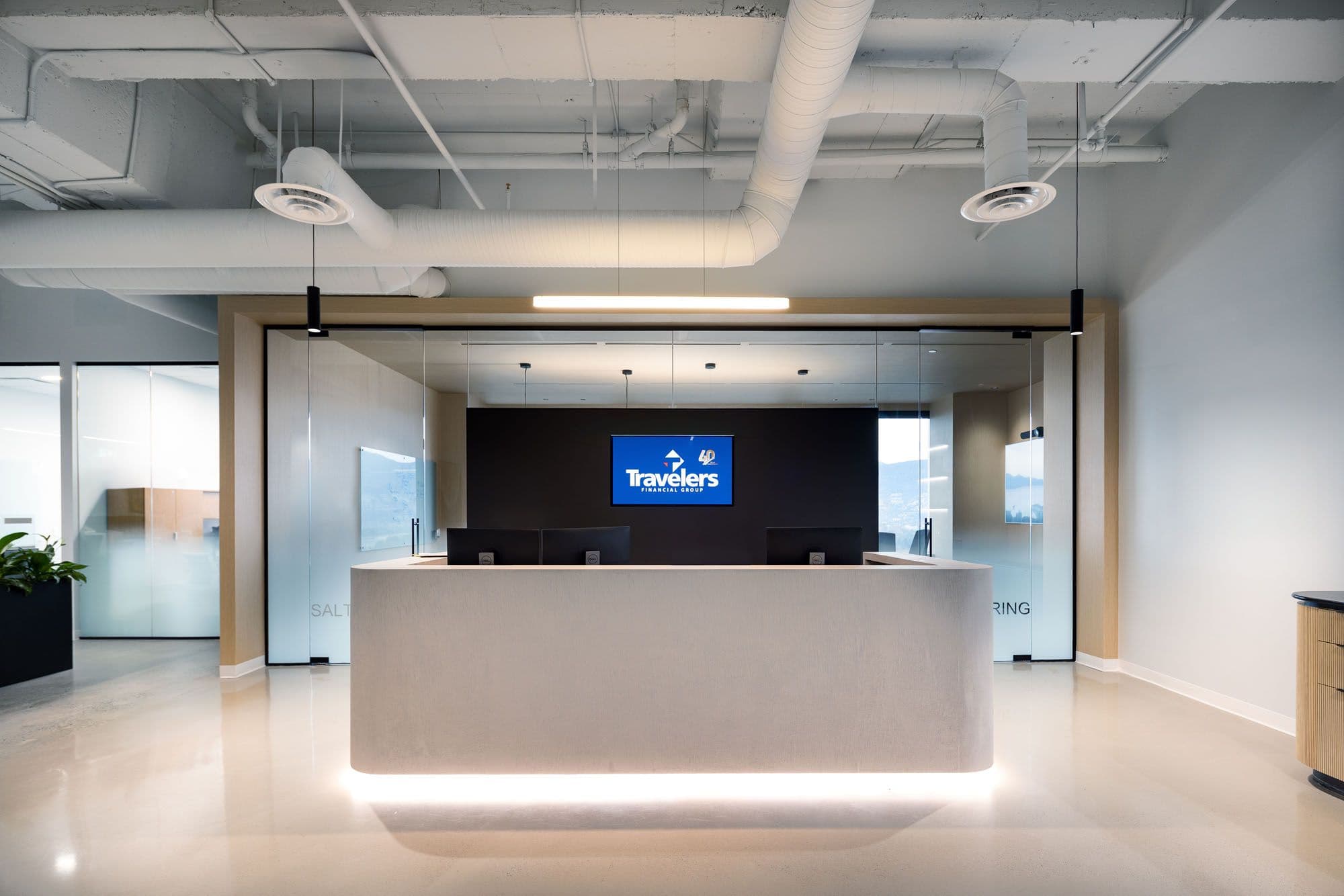 Travelers Financial Group Office - Design & Build Project by Aura