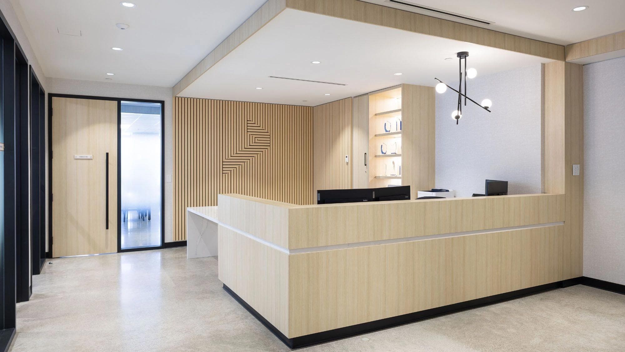 FirstService Residential Office Reception in Vancouver - Design and Build Project by Aura