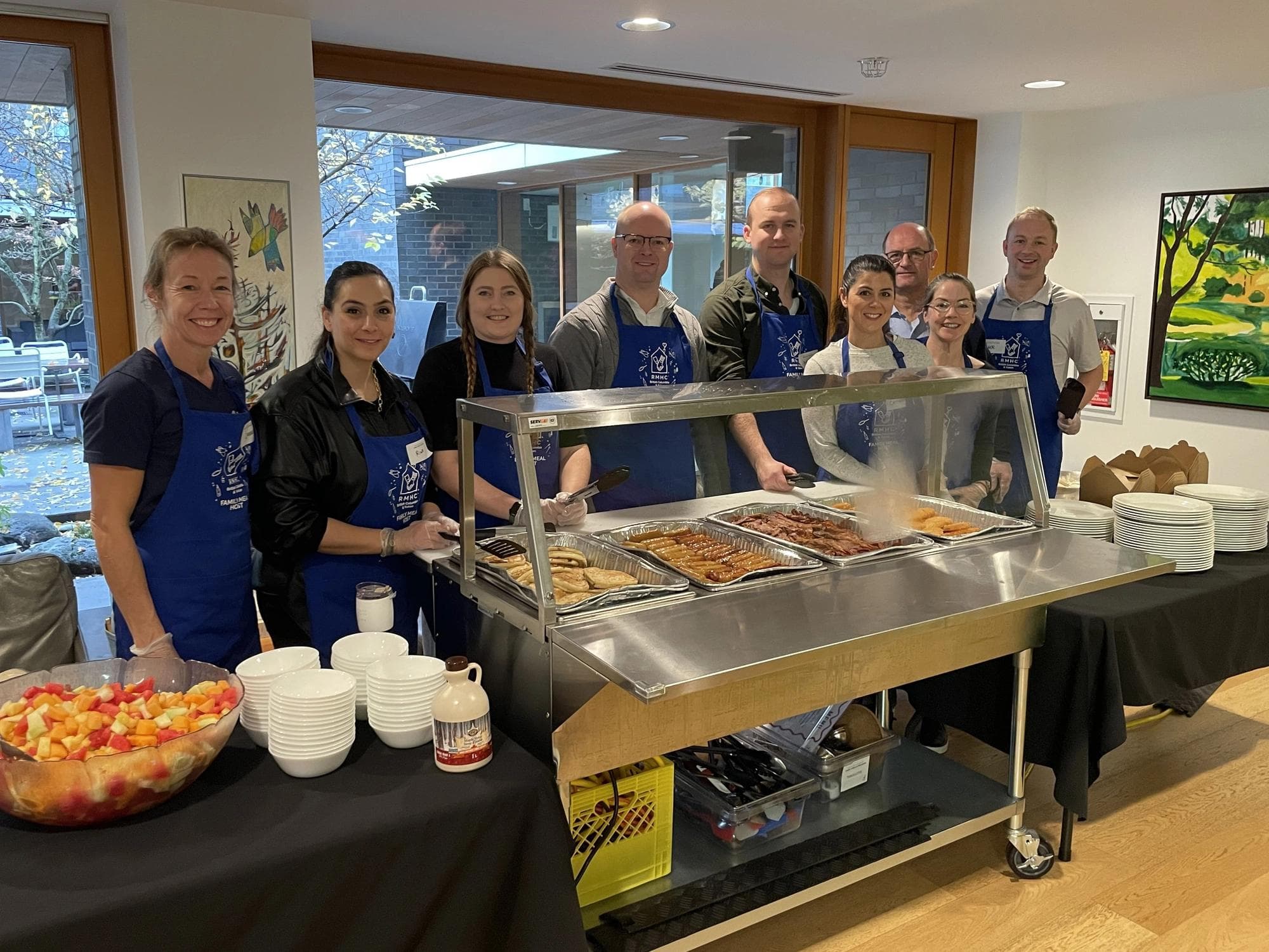 Team Volunteering at Ronald McDonald House